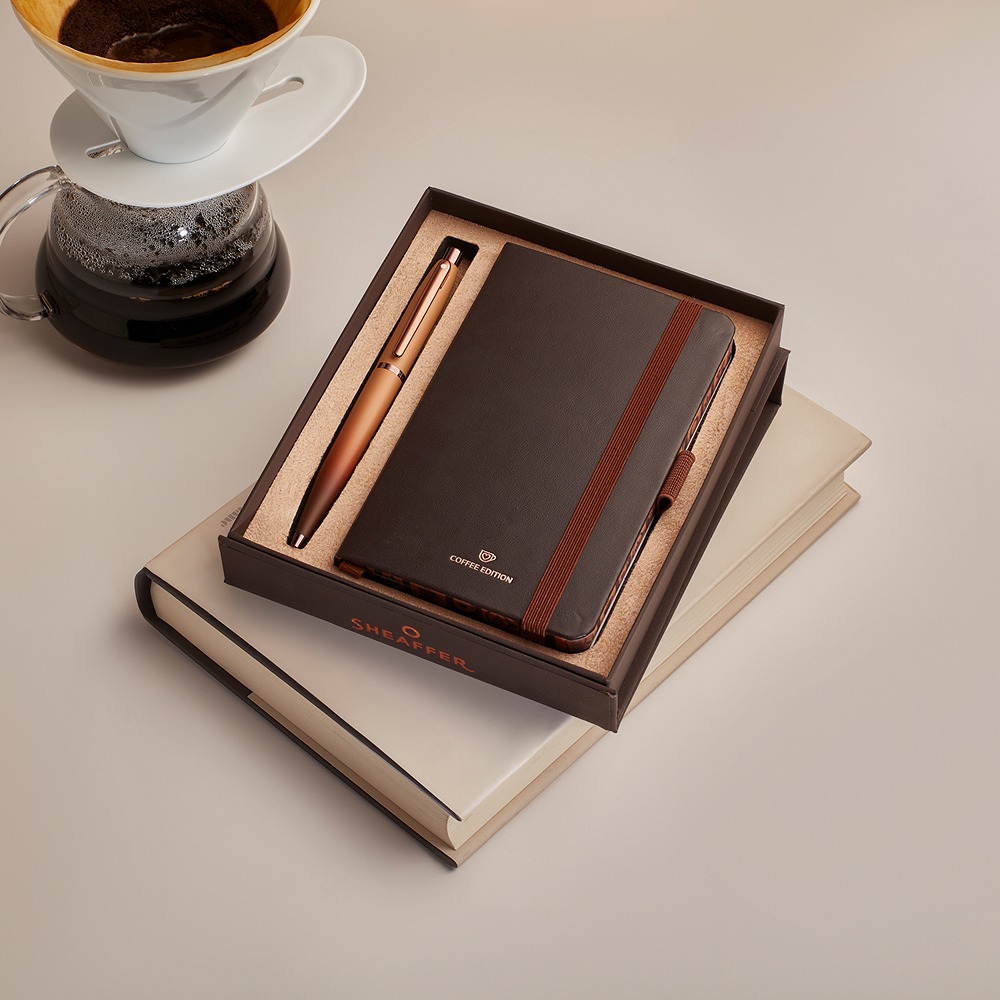 sheaffer-gift-set-vfm-hemijska-olovka-coffee-edition-i-notes-1